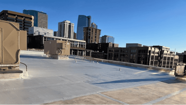 Liquid applied roofing