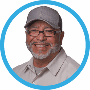 Man smiling at camera