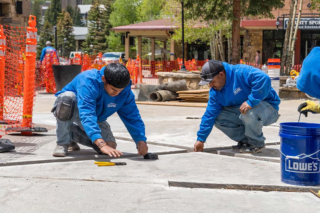 Men working